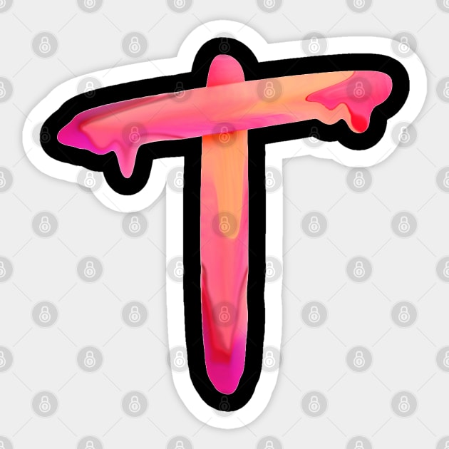 T Sticker by TeeTrendz